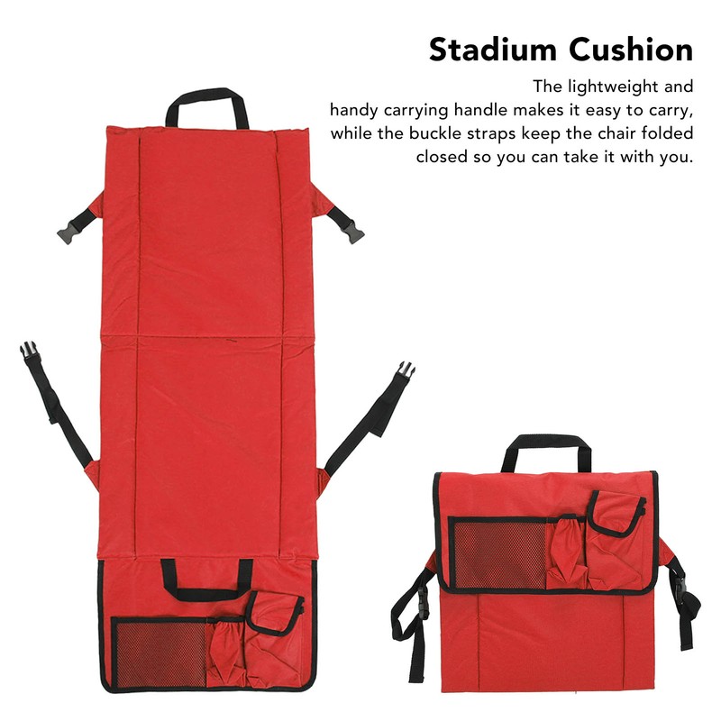 Folding Stadium Chair Adjustable Angle 600D Oxford Cloth Portable Bleacher
