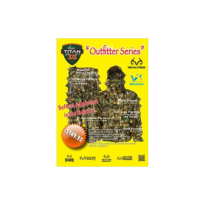 Outfitter Series, Hunting Gear Suit for Men & Women, Breathable