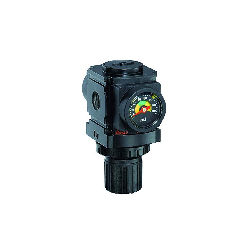 ARO R37121-600-VS Air Regulator 1/4" NPT, w/Gauge - 250 psi