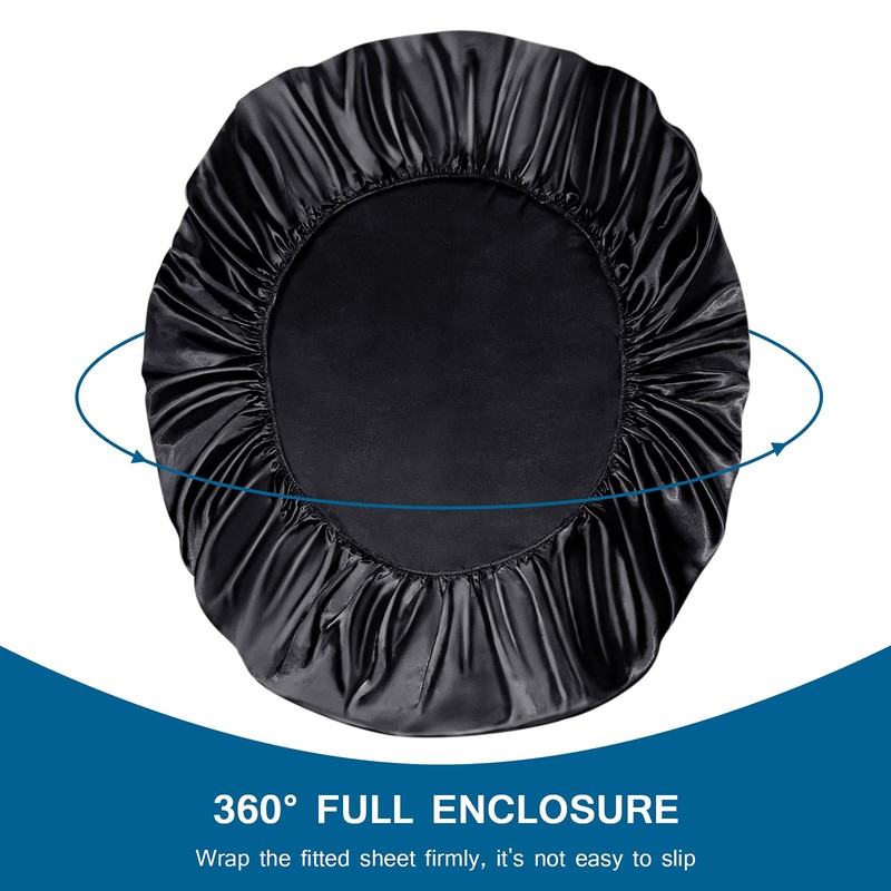 Massage Table Fitted Sheets,Silky Massage Table Cover, Reusable Spa Bed