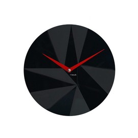 [Focusys] [Momenti] Momenti diamond three-dimensional noiseless wall clock / MMT-104-BLK / [포커시스] [Momenti]모멘티 다이아몬드 입체 무소음 벽시계 / MMT-104-BLK