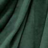Brentfords Blanket Throw Green, Ultra Soft Warm Fleece Blanket for
