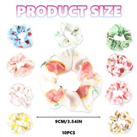 Pack of 10 Hair Bobbles Soft Elastic Colourful Elastic Hair Bands for Girls Women Hair Accessories