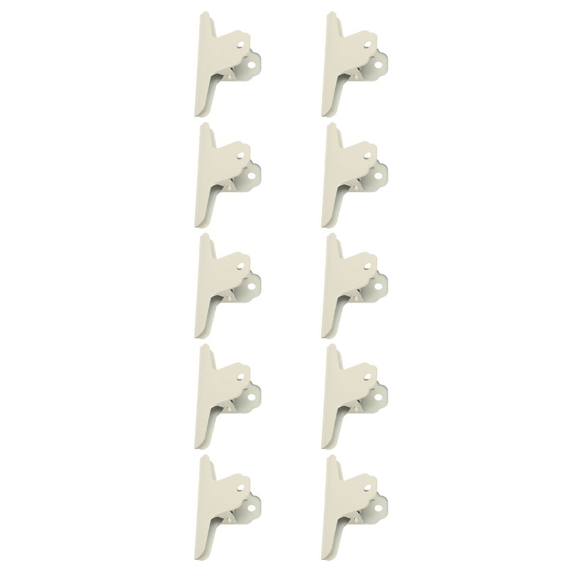 10Pcs Hinge Clips Large Metal Hinge Binder Clips for Paper