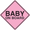CafePress Baby On Board Square Car Magnet 3 X 3