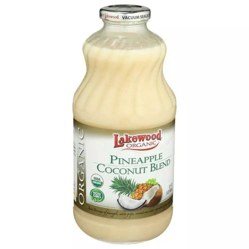 Lakewood Organic Pineapple Coconut Blend Juice - 32 Fluid Ounce