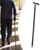 African Blackwood Detachable Walking Stick Elderly Ergonomic 3 Section Walking