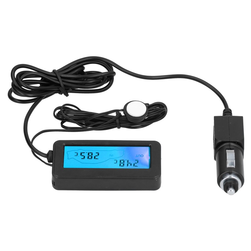 Mini Thermometer Electronic Temperature Meter with LCD Display DC12V for