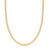 Barzel 18K Gold Plated Curb/Cuban Link Chain Necklace 4MM For