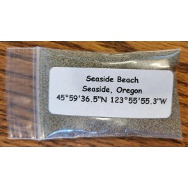 Seaside Beach Sand Sample Seaside Oregon Clatsop County Apx. 30ml