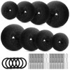 FANDAMEI Hair Bun Maker Set- 8 PCS Hair Donuts for