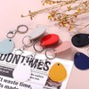 sourcing map 4pcs Leather Key Fob, PU Leather Car Keychain