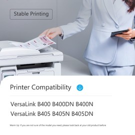 LOMENTICS VersaLink B400/B405 Black Toner Cartridge (1-Pack) - Compatible 106R03580 Toner Cartridge Replacement for Xerox VersaLink B400 B405 B400DN B400N B405N B405DN Printer