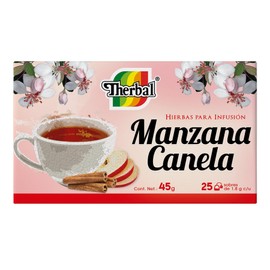 Therbal Infusión Manzana Canela 25 Saquitos