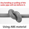QRITY 1 PCS Overflow Pipe, 29x29mm Round Interface, Kitchen Sink