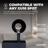 Ledvion LED Ceiling Spotlight Black 1-Light, Dimmable, 5W, 2700K, Tilt,