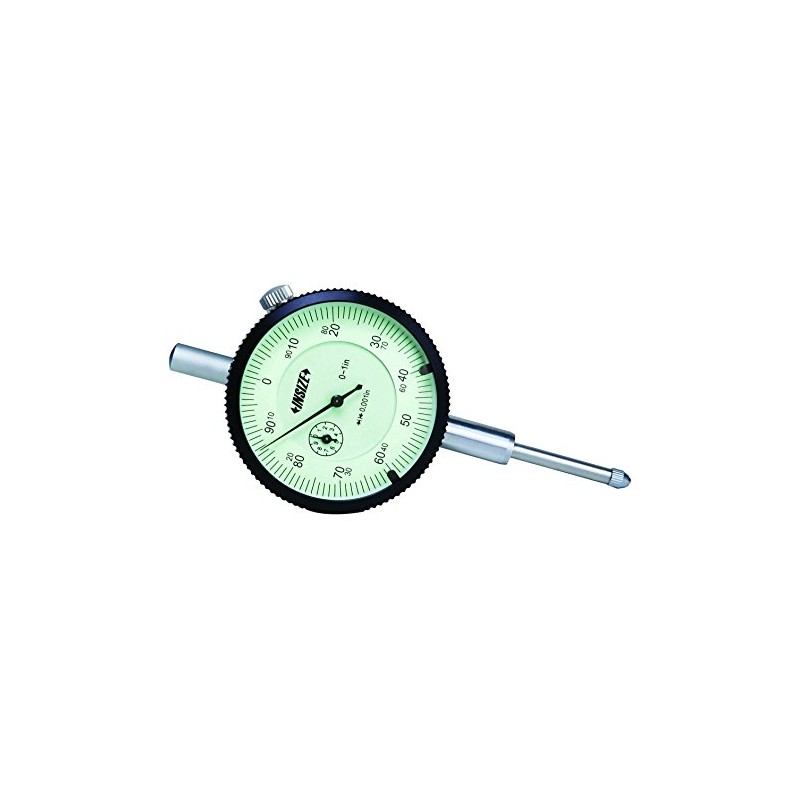 INSIZE 2307-105 Dial Indicator, 1", Graduation .0005"
