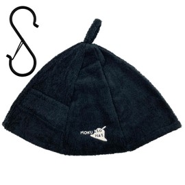 Simple Fresh 100% Cotton Towel, Sauna Hat, For Men & Women, Key Pocket, Washable, Deep Rash, Protects Your Hair, Sauna Cap