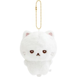 San-X MV34601 Ishiyo-chan "Junior Present" Dangling Plush Toy, Junior Size (H x W x D): 4.1 x 3.5 x 2.8 inches (105 x 90 x 70 mm)