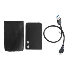 HUIOP 2.5in USB3.0 SSD HDD Hard Drive Box 5Gbps 3TB USB3.0 Portable Hard Drive Box (Black),Hard Drive Box