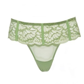 Huit Women's Mid-Rise Tanga Forest Green