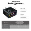 750W Power Supply, 80 Plus Gold Certified Non-Modular PSU with
