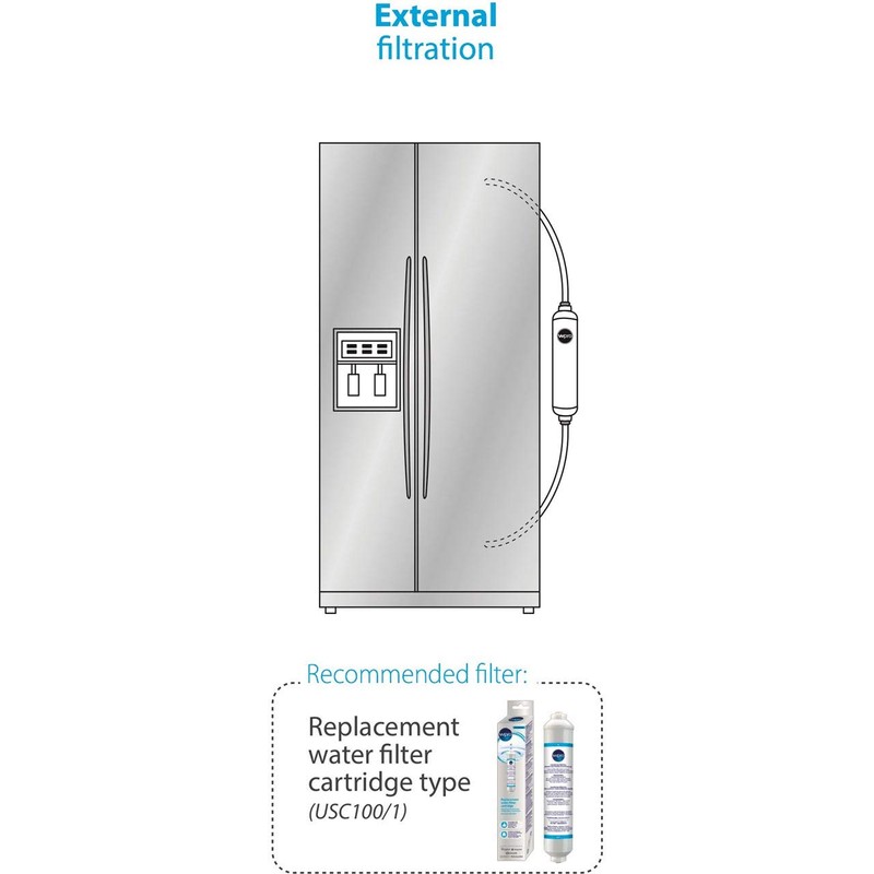 W-PRO - FILTRE A EAU WPRO USC100/1 POUR REFRIGERATEUR