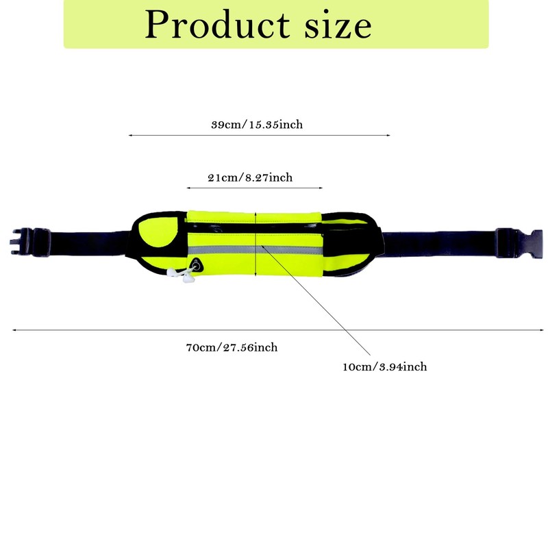 Soft Adjustable Running Belt | Universal Phone Holder | All