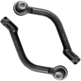 Detroit Axle - Front Outer Tie Rods Sway Bars for Hyundai 2006-2008 Sonata, 2006-2007 Azera, 2 Outer Tie Rod Ends 2 Sway Bar End Links Replacement - 4pc Set