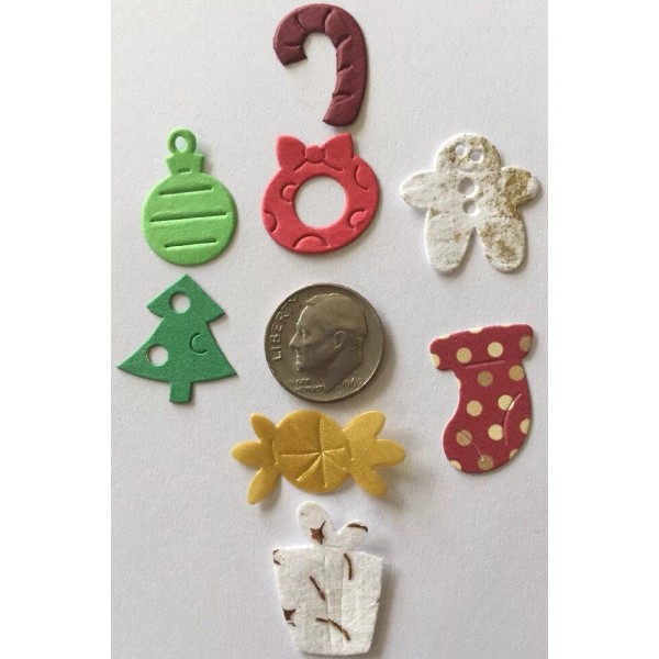 Provo CHRISTMAS MIX Die-Cuts(24pc) Gingerbread•Tr