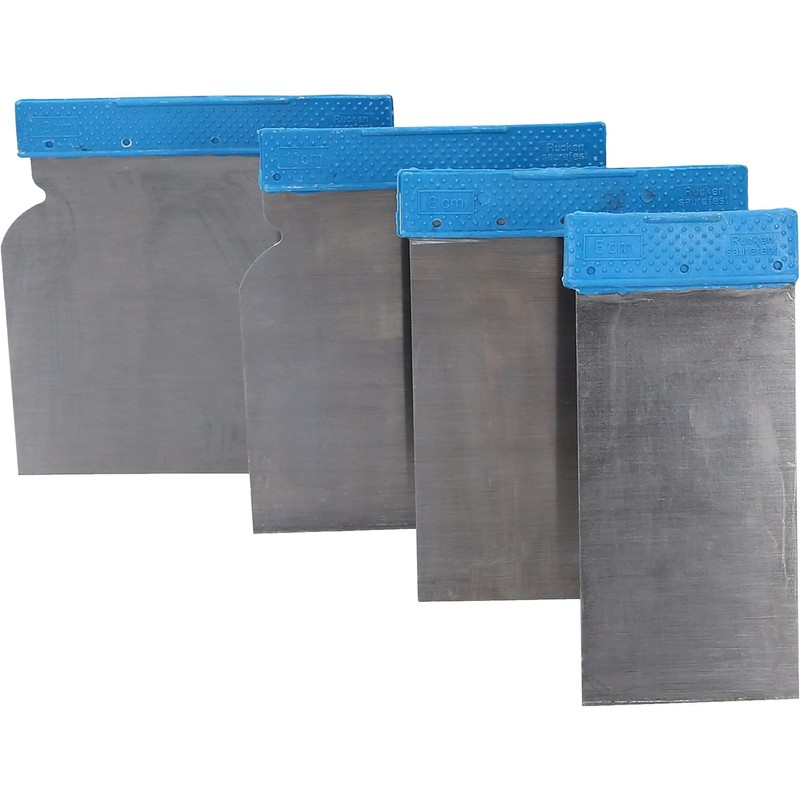 BRLLIANT TOOLS Brilliant BT101940 Japanese Spatula Set Metal 4-Piece [Powered