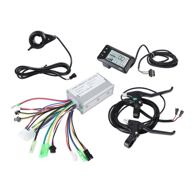 Electric Bike Conversion Kit DC 36V 48V Controller Display Brake