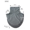 [SPAN] 844 Turtleneck Collar White Black High Neck Warmer, R