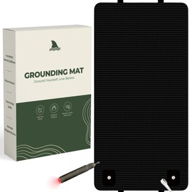 Grounding Mat for Bed – Anti-Slip PU Leather Grounding Pad for Sleep with Grounding Cord, Grounding Mattress for Better Rest and Recovery (Queen)