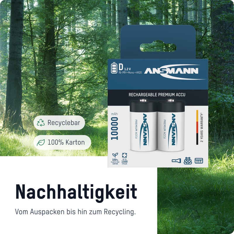 Ansmann Max-E D 8500 mah 2pk 5035362/01