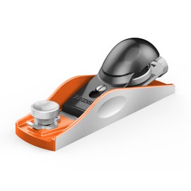 JORGENSEN NO.60-1/2 6-1/4" Wood Planer, Hand Planer for Woodworking, Low Angle Block Plane, Small Hand Plane for Trimming, Wood Planing, Craft - Professional Ductile Iron Body, Adjustable Mouth