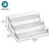 iDesign 3-Tier Spice Rack Organizer for Cabinets, Pantry or Countertop,
