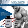 STUDIOLINE Creatine Monohydrate | 200 Capsules | Highest Dosage 3500
