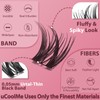 UCOOLME uCoolMe Ultra-Thin Band Flora Lash Clusters Plus Bond &