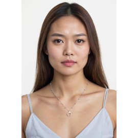 Sofia Milani - Women's Necklace 925 Silver - Moon Pendant, Sterling Silver, No Gemstone