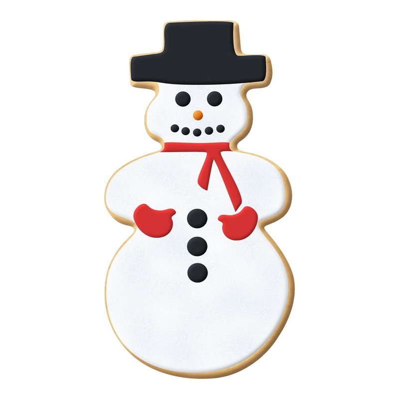 Foose Snowman Cookie Cutter 3.5 Inch –Tin Plated Steel Cookie