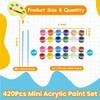 Mini Acrylic Paint Set, 30 Set Washable Paint Strips Kit