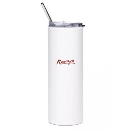 Piper Navajo Stainless Steel Water Tumbler with straw - 20oz.