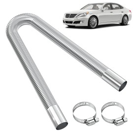 60 cm exhaust hose 25 mm, exhaust hose for power generator, exhaust pipe 25 mm, exhaust hose, auxiliary heating exhaust pipe, auxiliary heater, exhaust pipe, auxiliary heater, with two stainless steel