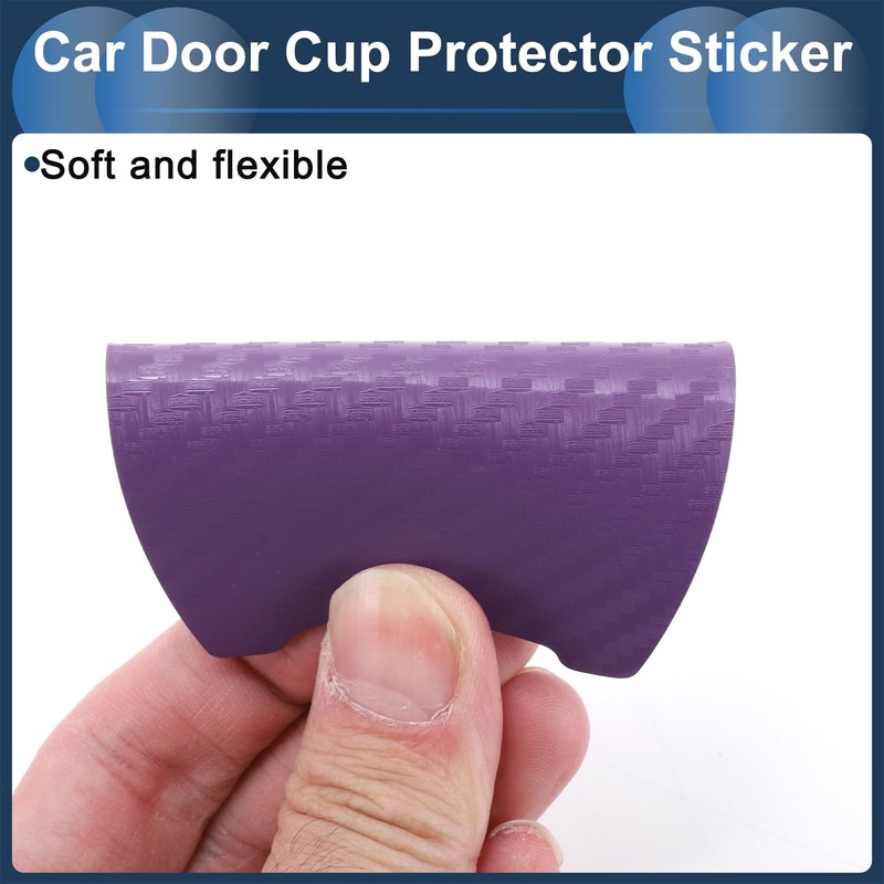 INFINAUTO 3D Car Door Handle Scratch Protector, 68x85mm Car Door