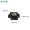 M METERXITY 4-Pack 6 Star Knobs, M6 Female Thread 38mm