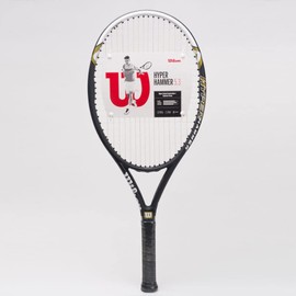 Wilson Hyper Hammer 5.3 Oversized/Extended Tennis Racquet (4 3/8" Grip) Set or Kit Bundled with a Green Advantage 2.5 Racquet Holder Bag and a Can of Tennis Balls