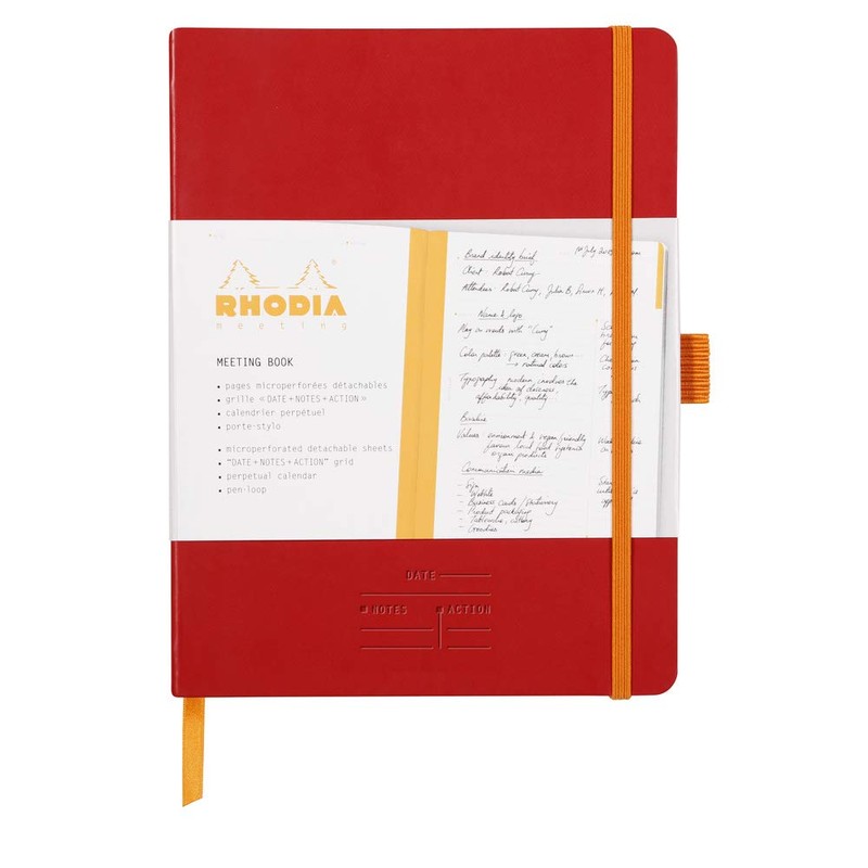 Rhodia 117793C Meeting Book (DIN A5+, 160 x 210 mm,