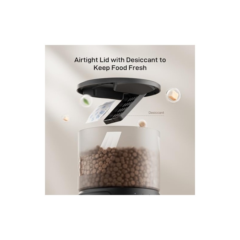Automatic Cat Feeder: 3L Auto Food Dispenser with Timed Feeding|