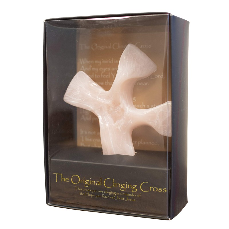 Clinging Cross - Cross Contours To the Human Hand (Rose)